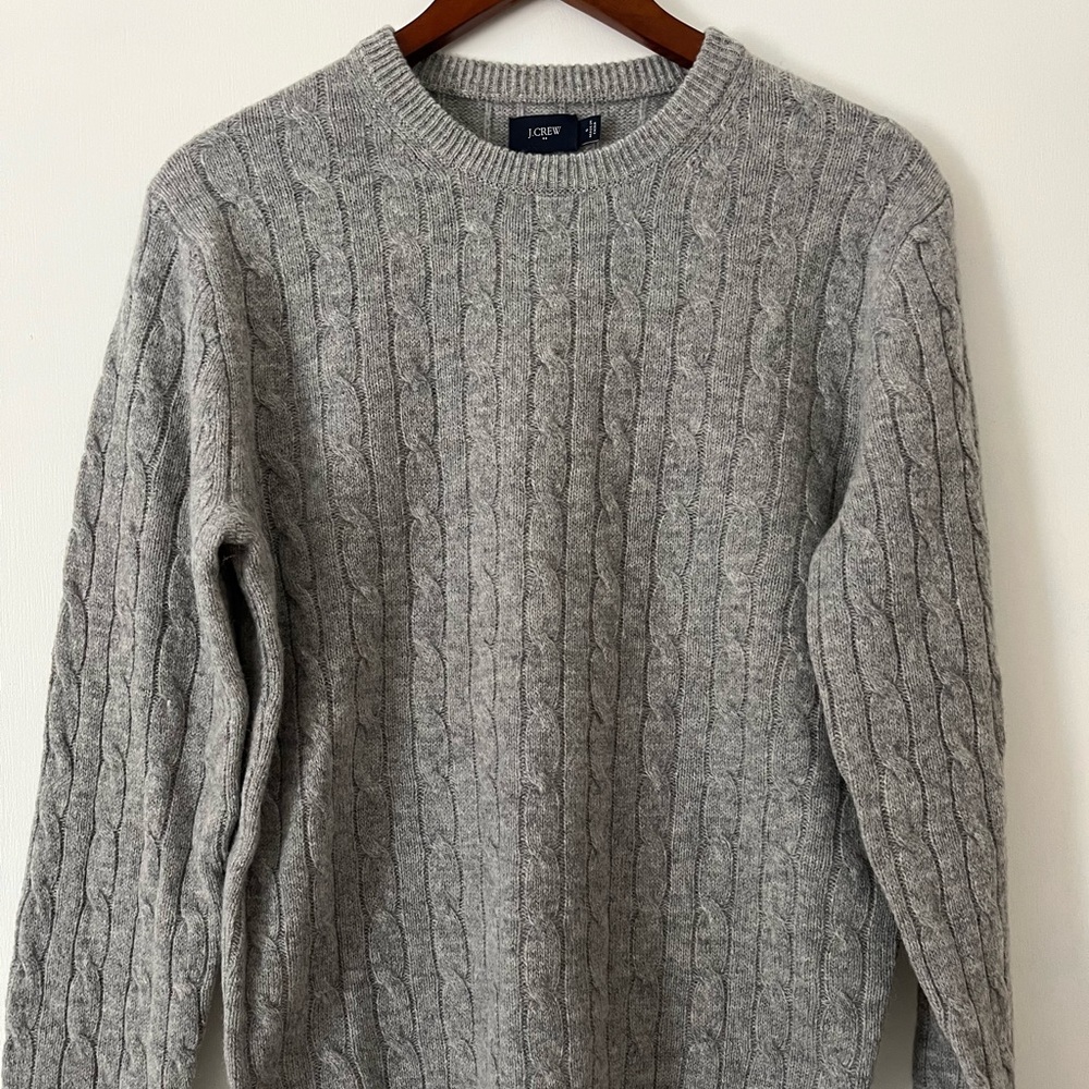 J Crew Cable Sweater